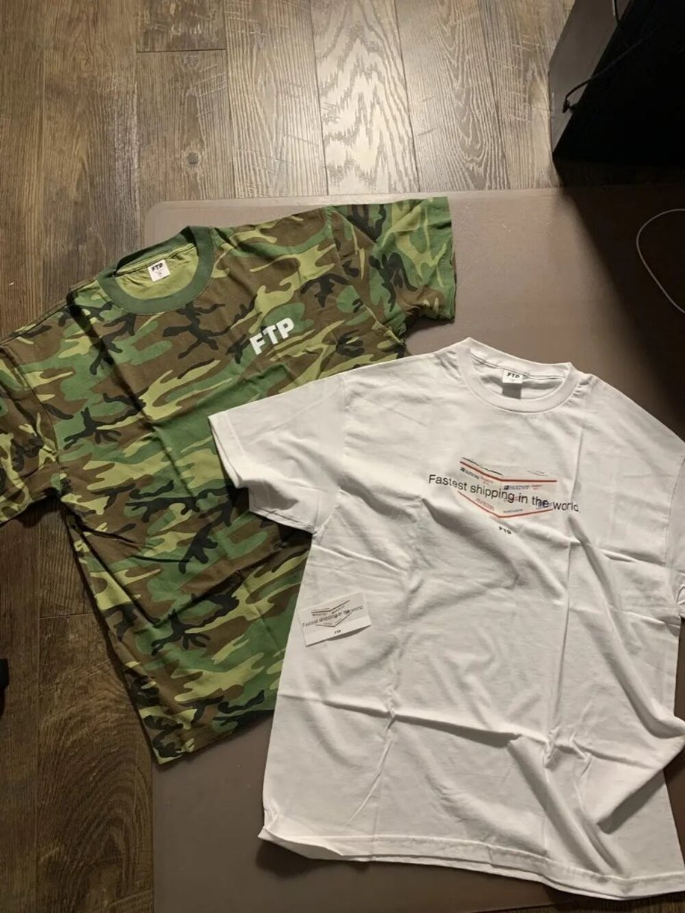 FTP Camo Logo + Shipping Tee XL fuckthepopulation - Picture 1 of 5